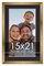 15x21 Frame with Mat - Bronze 17x23 Frame Wood Made to Display Print or Poster Measuring 15 x 21 Inches with Black Photo Mat